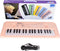 ZuzuBlooploo Kids Piano Keyboard, 37 Keys Portable Music Keyboard Early Learning Educational Electronic