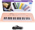 ZuzuBlooploo Kids Piano Keyboard, 37 Keys Portable Music Keyboard Early Learning Educational Electronic