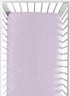 Sweet Jojo Designs Solid Lavender Purple Girl Baby Fitted Crib Sheet Infant