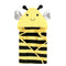 Hudson Baby Unisex Baby Cotton Animal Face Hooded Towel, Yellow Bee, One
