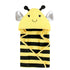 Hudson Baby Unisex Baby Cotton Animal Face Hooded Towel, Yellow Bee, One
