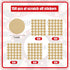 150 Pack Casino Theme Party Decorations Scratch Off Cards for Game Night with Golden Scratch Stickers.