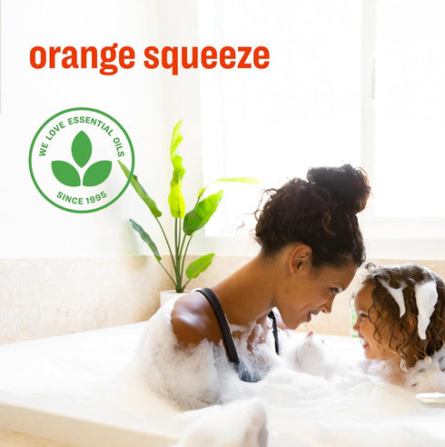 3-in-1 32 (Pack 1), Everyone Kids Soap, Body Wash, Bubble Bath, Shampoo, Ounce of Orange Squeeze, made with Essential