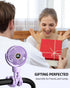 360 3-Speed, buywoo Portable Stroller Mini Fan, Small Rechargeable Personal Fan, Travel Essentials for Baby, Wagon, Car