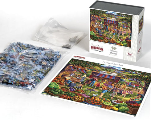Farmers Market by Boardwalk 500 Piece Jigsaw Puzzle