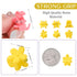 choicbaby 80PCS Baby Hair Clips for Girls, 16 Different Colors, Cute Mini Flower Hair Accessories for Infants