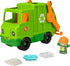 Fisher-Price Little People Musical Recycling Truck Toy with Figure for Pretend Play Ages 1+ Years