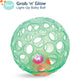 B. toys Sensory Light-Up Baby Rattle, Textured Ball with Glowing Lights & Rattle for Infants, Babies