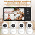 HelloBaby 5.5'' 1080P 1000ft 4000mAh HD Video Baby Monitor with Camera | No WiFi, Hack-Proof Security & Range | Remote
