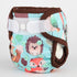 Sigzagor Gusset 6.6lbs 33lbs Baby Cloth Diaper Cover Nappy Hook and Loop Double to (Animal Friends)