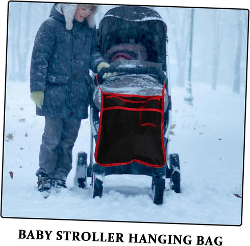 ERINGOGO Baby Stroller Storage Bag - Mesh Organizer for Easy Access