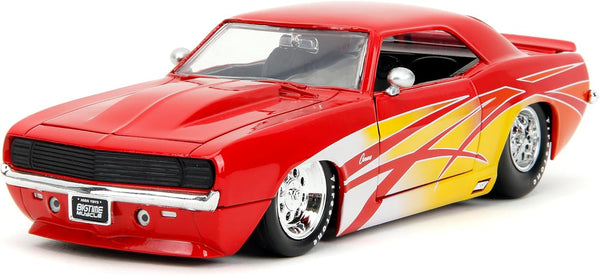 Jada Big Time Muscle 1:24 1969 Chevrolet Camaro Die-Cast Car, Toys for
