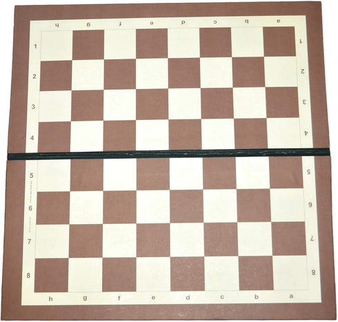 Double-Sided Cardboard Folding Chessboard Checkerboard for Playing Chess & Checkers Game