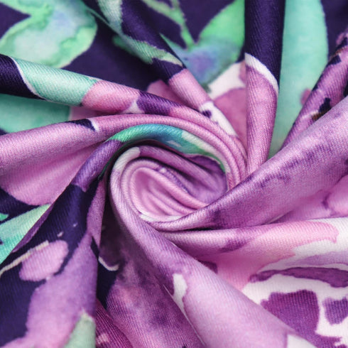 Pack Soft Purple Flower N Play Sheets for Mini Cribs - Breathable Cover