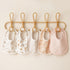 8 Pack Set Konssy Muslin Baby Bibs Baby Bandana Drool Bibs Cotton for Unisex Boys and Girls, Soft Absorbent