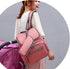 Ybberik Backpack Backpack Diaper Bag with Stroller Straps, USB Charging Port, Headphone Hole, Large Baby Diaper
