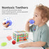 AiTuiTui Montessori Baby Toys for 1 Year Old, Shape Sorter with 3 Soft Textured Balls for Early Learning