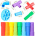 Pipe Building Toys, Educational Tubular Pipes for Kids 3+, STEM Building Blocks Set with 72 Pcs Stim Toy