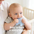 HECCEI Baby Teether Toy, Soft FoodGrade Silicone Teether, Soft Infant Teether Chew Toy, BPA Free, Multi-Texture Design