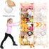 Nuoex Stuffed Animal Storage, Wooden Zoo Toy Storage Holder with Wheels, Extra Large Capacity Stuffed Animals Organizer