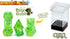 Gate Keeper Games and Dice: Inclusion Dice Goblin - 7pc Set, Transparent Green, Goblin Head Inclusion for Role Playing