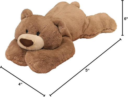 ronivia 19.7" 3.3lbs Weighted Stuffed Animals, Weighted Bear Stuffed Animal Toy Cute Brown Bear Plush Pillow Weighted