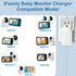 5V Baby Monitor Power Cord for iFamily SM650, SM650-2, SM43E, SM43Ev2, SM653, SM651, SM936E, SM70C Monitor and Camera Unit Video Baby Monitor Replacement Charger Cord