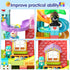 XYNGU Set 3 4 5 6 7 8 Kid Marble Run Building Blocks with Elevator Spiral Lift,Gift Toy Bricks Marble Maze Ball Race