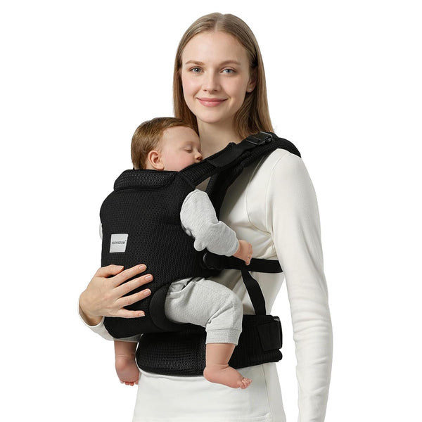 MISSWISDOM Baby Carrier Newborn to Toddler, Easy Adjustable Toddler Carrier for 7-30lbs,