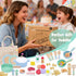 63PCS Set, Set, Sets SIMPLIPLAY Wooden Play Cooking Play Kitchen Accessories, Montessori Kitchen Play Food for Kids