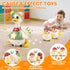 LUDILO 6-12 6 7 8 9 10 12 18 6-12-18 Tummy 1 Infant Baby Toys Months: Musical Crawling Duck Toy Must Have Month Old