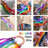 Montessori Hand Kite, Baby Sensory Ribbon Toy, Wooden Rainbow Toddler Toys for Engaging Sensory Play