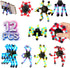 Hdnpea Easter Basket Stuffers for Kids, 12PCS Glow Transformable Fidget Spinners for Kids