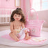 5 Set, BABESIDE Pcs Baby Doll Diaper Bag Cute Cat Patterns Baby Doll Accessories with Pink Dolls Diaper Bag Changing
