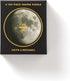 Brass Monkey I Just Mooned You - 100-Piece Mini Jigsaw Puzzle - Circle Puzzle with Gold Foil Accents