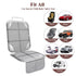 600D Gray-2pcs) Meolsaek Car Seat Protector for Child Car Seat, Durable Fabric Waterproof Car Seat Cover with Thick Pad