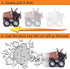 Dinosaur Toys for 3-7 Year Old Kids - Pull Back Dinosaur Cars, 4 Pack Set Car Toys, Gift Toys Dino Cars