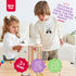 Nene Toys BALLFALL 4-in-1 Montessori Game with Colorful Sticks, Dice & Cards for Kids 3+ Years - Educational Wooden