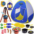 FUN LITTLE TOYS Kids Play Tent with Camping Toys, Toddler Tent with