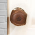 Hide & Drink Stylish Door Knob & Car Gear Cover - Safety Multi-Purpose Full Grain Leather, Bourbon Brown