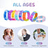 100Pcs Pack,Fidget SUNPROUND Pop Bracelet, Party Favors for Kid, Pop Wrist Strap Fidget Toys Toys for Girils Boys, as
