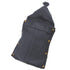 XMWEALTHY Newborn Baby Wrap Swaddle Blanket, Knit Sleeping Bag Receiving Blankets (Black Grey) (0-6 Month)