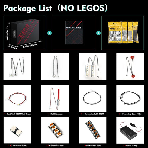 VONADO LED Light Kit for Lego R2-D2 75379 (No Models) – Remote Control Creative Lighting Set Accessories