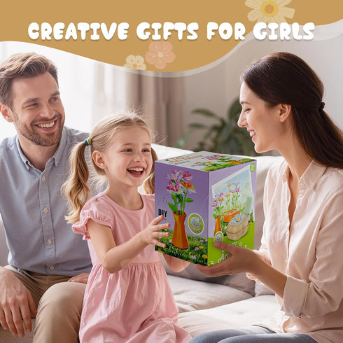 Scvcid Set, 3-12, 3 4 5 6 7 8 9 10 11 12 DIY Art Flower Toys Include Extra Accessories Arts and Crafts Activity Kit