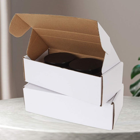 20 Pack 500 Count Trading Card Storage Box, Cardboard Baseball Card Box for Shipping, Sport Card Storage Box White