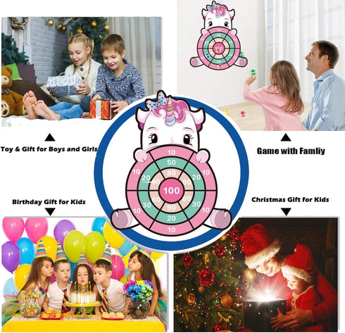 30" Large Dart Board for Kids - Best Festival Gifts for Boys and Girls
