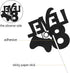 Level 8 Game Cake Topper - Video Game Boy's 8th Birthday Level Up Party Supplies, Gaming Party Decoration