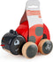 Hape Ladybug Pull Along Toy, Red and Black