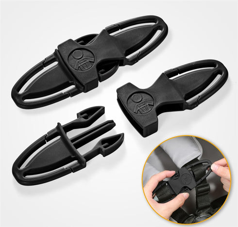 6.93" 3.98" 0.87") Child Car Seat Chest Harness Clip Replacements Universal Replacement for Kids, Toddler, Stroller