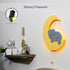 Lumipets Lighted Elephant on Moon, Nursery Night Light, Wall Mounted Lighted, Battery Operated Cloud Light